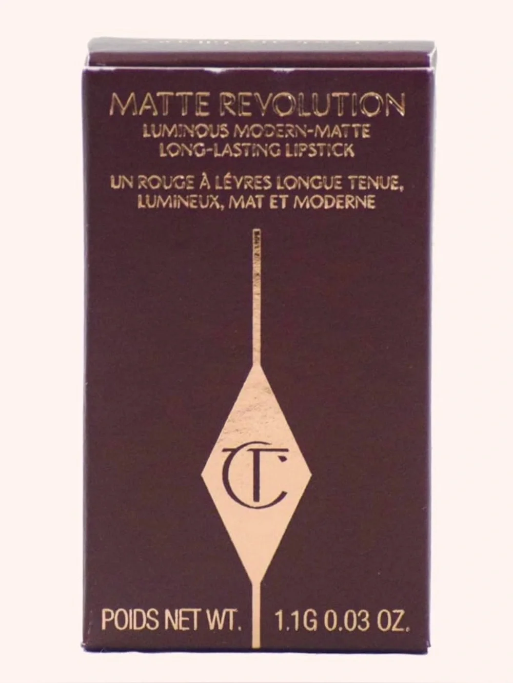 Charlotte Tilbury Matte Revolution lipstick ~ Pillow Talk~ Travel Size